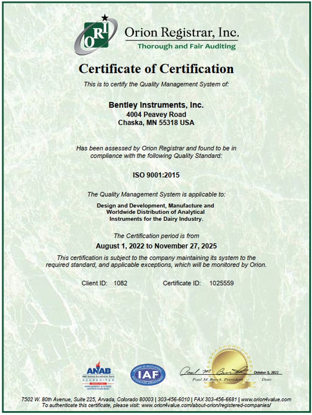 9001 bentley-certif